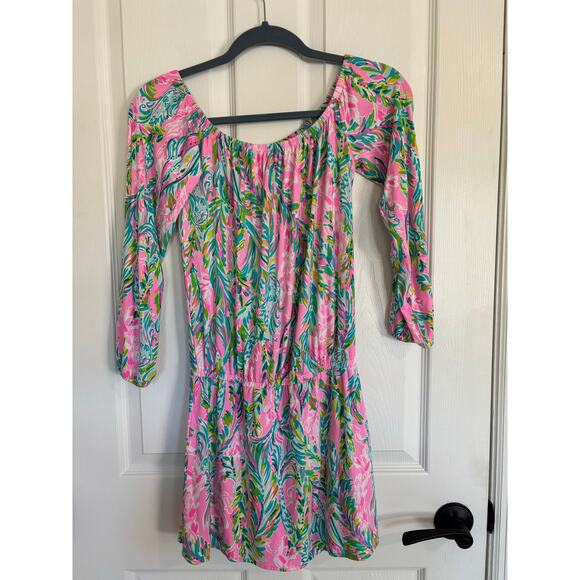 Lilly Pulitzer Lana Skort Romper Unicorn of the Sea Print XXS - Picture 2 of 5